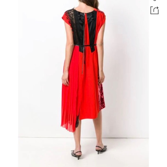 MARC JACOBS**Sequined Red Dress US 6 $1200 - Picture 4 of 12